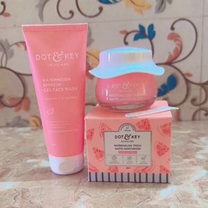 Dot&key Watermelon Moisturizer & Face Wash Combo