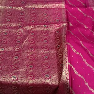 Maroon Silk Saree