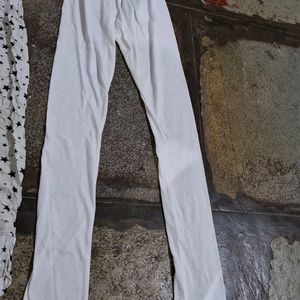 4 trouser with one free white leggings