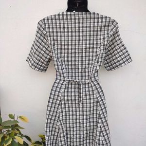 Made In France Checked Dress