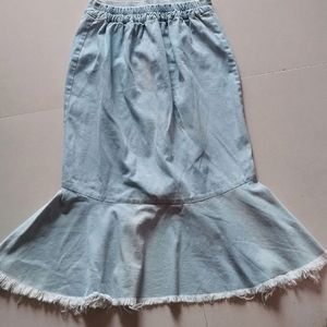 Blue Mermaid Long Skirt