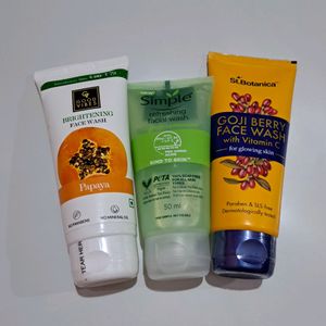 3 Face Wash Combo