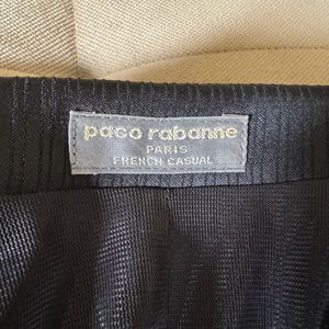 Vintage Black Paco Rabanne Pinstripe Blazer