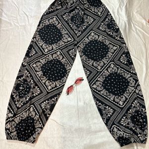 Bandana Print Trouser For Womens Price Drop