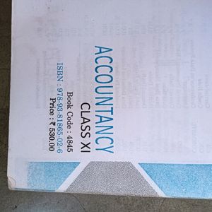 Class 11th Accountancy Book