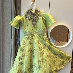 Pista Green Gown