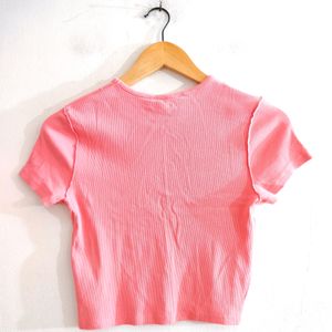 Peach Crop Top (Women's)