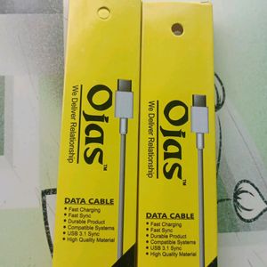 Pack Of 2 Ojas C Type Data Cable