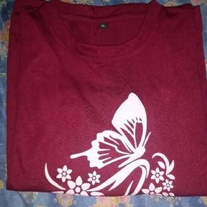 Casual Maroon Tshirt