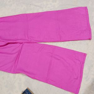 Magenta Pink Palazzo For Women