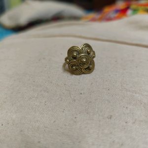 Pure Brass Vintage Dokra Ring