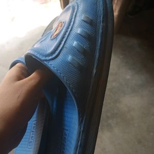 Blue Flip Flop Slippers Like New