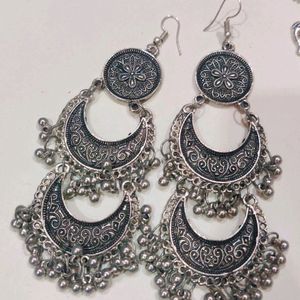 Pack Of 2 Oxidised Earrings For women