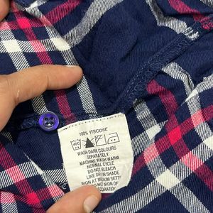 DNMX Blue Check Shirt