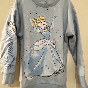 Cindrella Print Sweatshirt By Yk Disney 6-8 Yrs