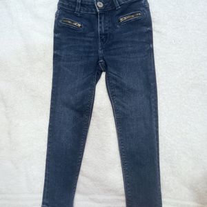 Genuine Blue Solid Jeans For 4-5 Year Boy