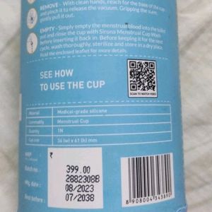 New Sealed Menstrual Cup