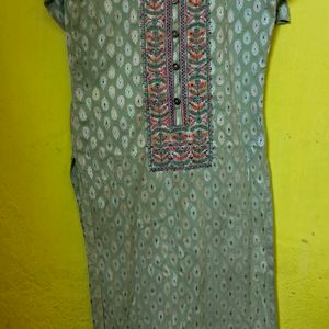 Green Kurta Set