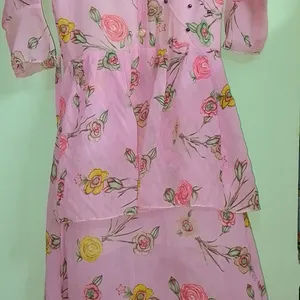 Pink Floral Frock