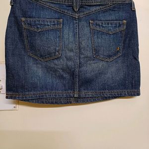 Denim Jeans Skirt From Levis