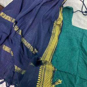 Handloom Kurta With Dupatta