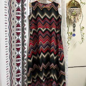 High low Multicolour Dress