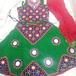 Navratri / Garba Dress For Girl Ghaghra Choli Set