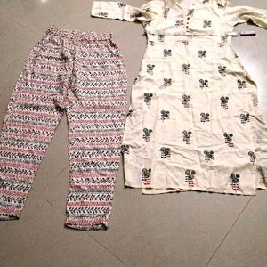 Gosirki Kurta Pant Set( Brand New)