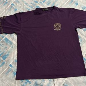 Purple Versace Tshirt For Women