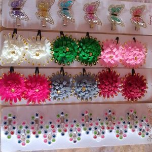 Colourful Hair Clips.