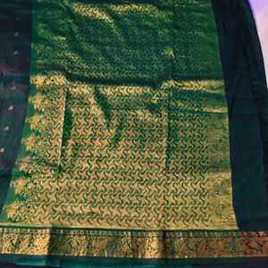 Cotton Blend Pure Gadwal Saree