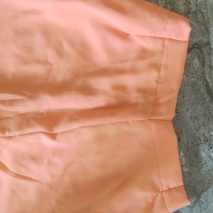 Anarkali Suit With Alia Cut Neck| Peach Coral