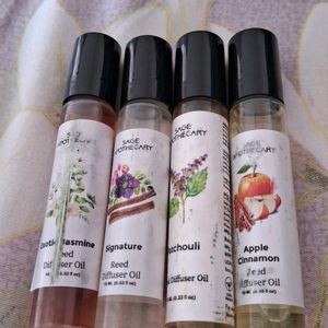 Diffuser Oil  Combo Of 4 By Sage Apothecary