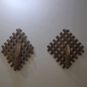 Wooden Wall Hanging Flower Hanger