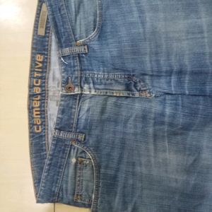 Surplus Blue Pure Cotton Jeans for Woman's