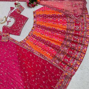 Heavy Lehenga With 2 Dupatta 🌷