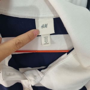 H&M Long Sleeve Polo Shirt