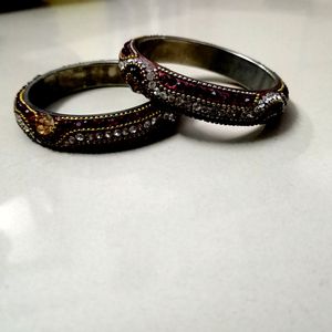 Red Diamond Bangles