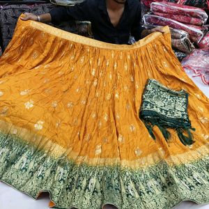 Bnarshi  Silk  Lehenga  Running  Blouse