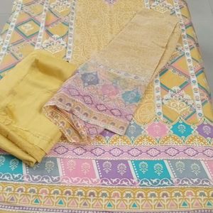 Unstitched Salwar Suit Fabric