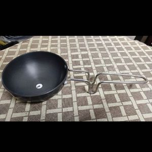 NEW HARD ANODIZED TADKA PAN (size 7)