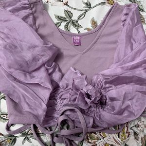 Athena Lavender Stylish Top For Women