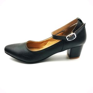 Black Block Heel Shoes