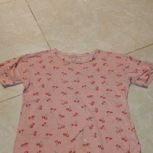 Cherry Printed Regular Tshirt