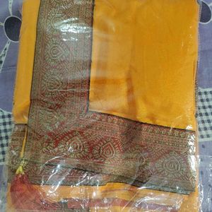 Festive Yellow Saree