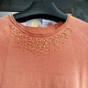 Coral Winter Full Sleeve Top