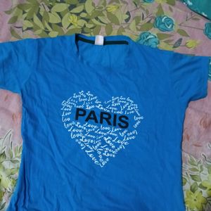 Cotton Blue T Shirt