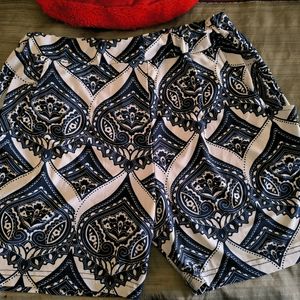 Lycra Printed Ladies Shorts Large size