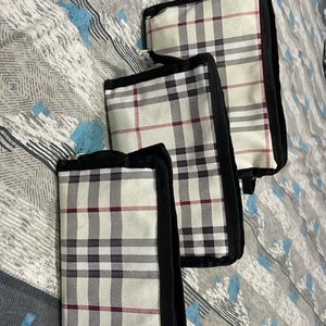 Set of 3 Makeup Pouches