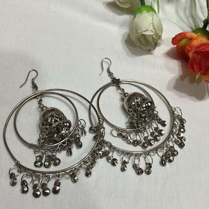 Oxidised Jhumka